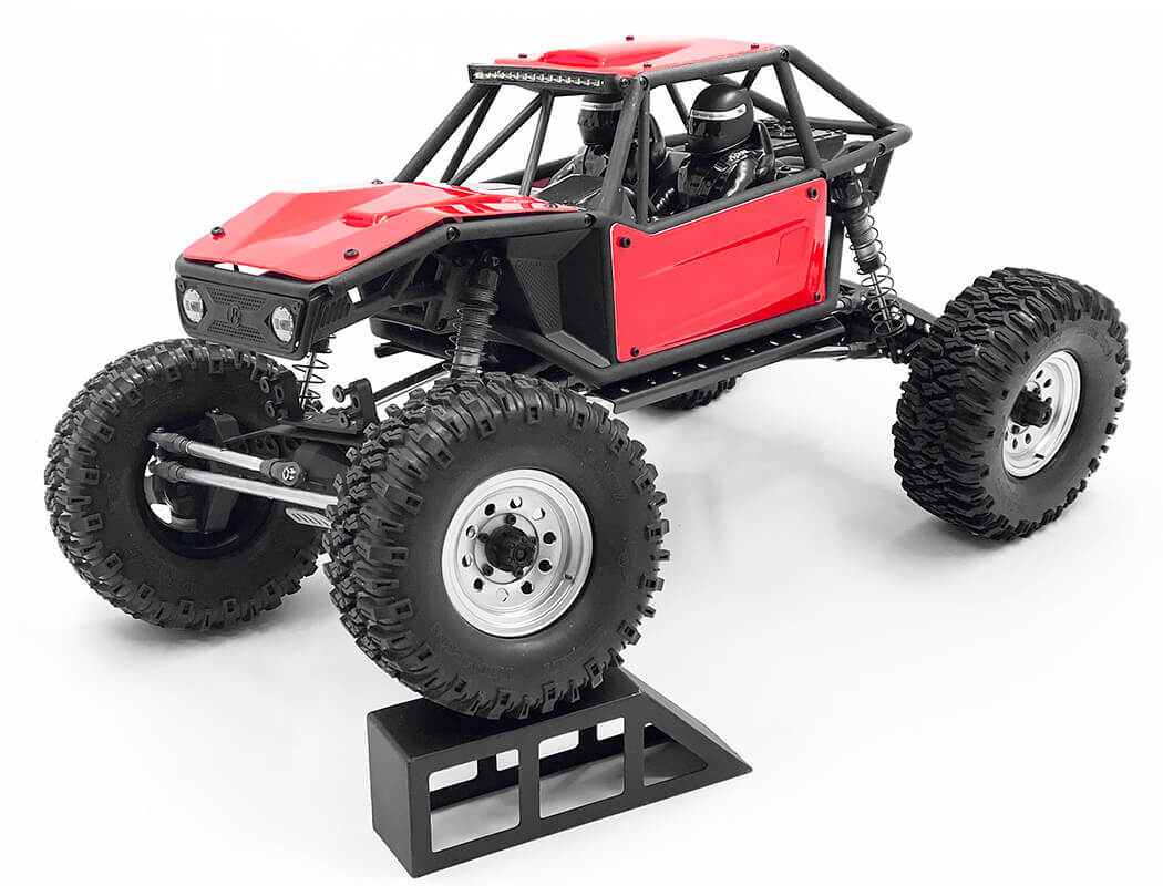 RC4WD BURATO 2.2" BEADLOCK WHEELS W/ CENTER CAPS (SILVER)