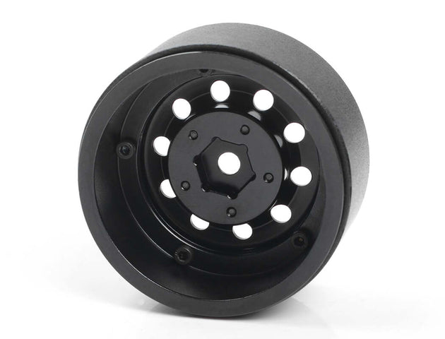 RC4WD BURATO 2.2" BEADLOCK WHEELS W/ CENTER CAPS (BLACK)