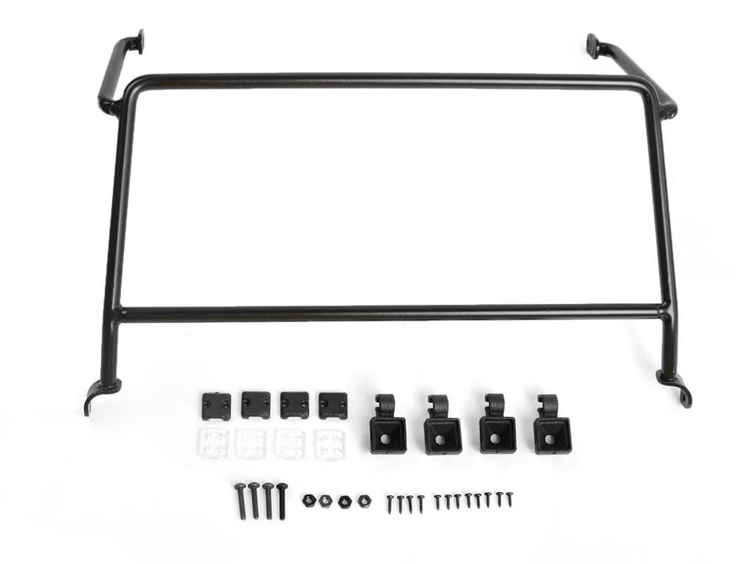 RC4WD FRONT WINDOW ROLL CAGE W/ FLOOD LIGHTS FOR RC4WD GELANDE II 2015 LAND ROVER DEFENDER D90 (PICK