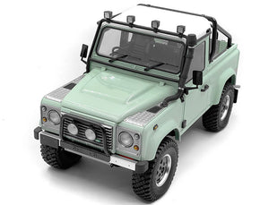 RC4WD STEEL PUSH BAR FRONT BUMPER W/CLEAR FLOOD LIGHTS FOR GELANDE II 2015 LAND ROVER DEFENDER D90