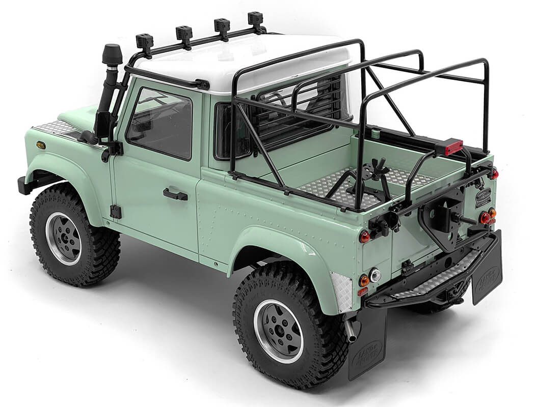 RC4WD STEEL TUBE BED CAGE W/ SOFT TOP FOR GELANDE II 2015 LAND ROVER DEFENDER D90 (PICK-UP) (BLACK)