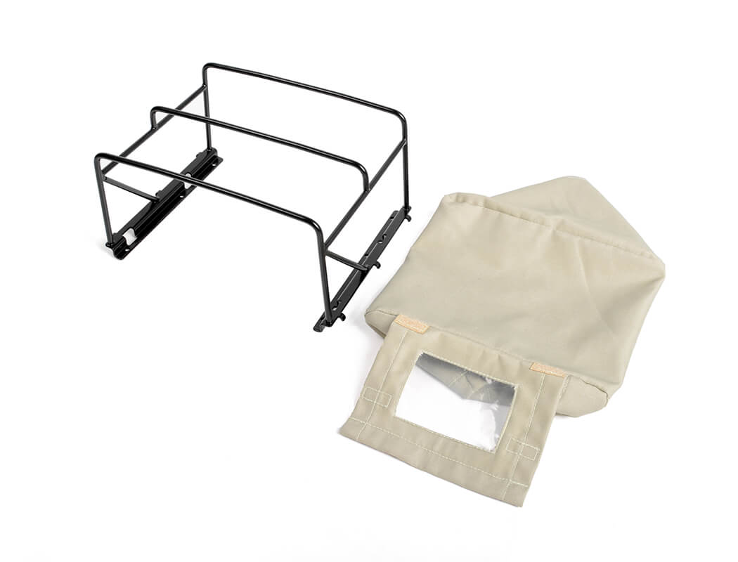 RC4WD STEEL TUBE BED CAGE W/ SOFT TOP FOR GELANDE II 2015 LAND ROVER DEFENDER D90 (PICK-UP) (TAN)