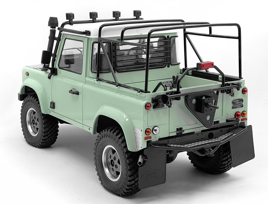 RC4WD STEEL TUBE BED CAGE W/ SOFT TOP FOR GELANDE II 2015 LAND ROVER DEFENDER D90 (PICK-UP) (TAN)