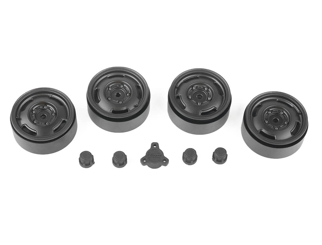 RC4WD APIO 1.55" BEADLOCK WHEELS (BLACK)