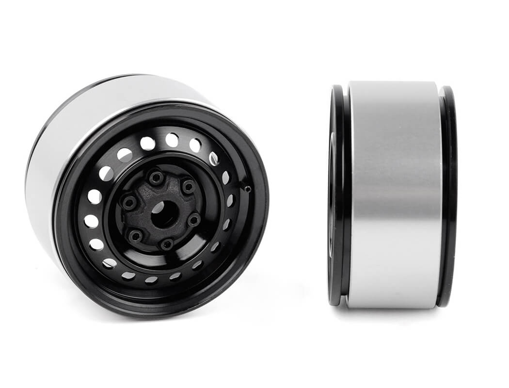 RC4WD RAD 1.9" ALUMINUM INTERNAL BEADLOCK WHEELS (BLACK)