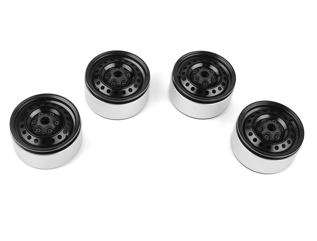 RC4WD RAD 1.9" ALUMINUM INTERNAL BEADLOCK WHEELS (BLACK)