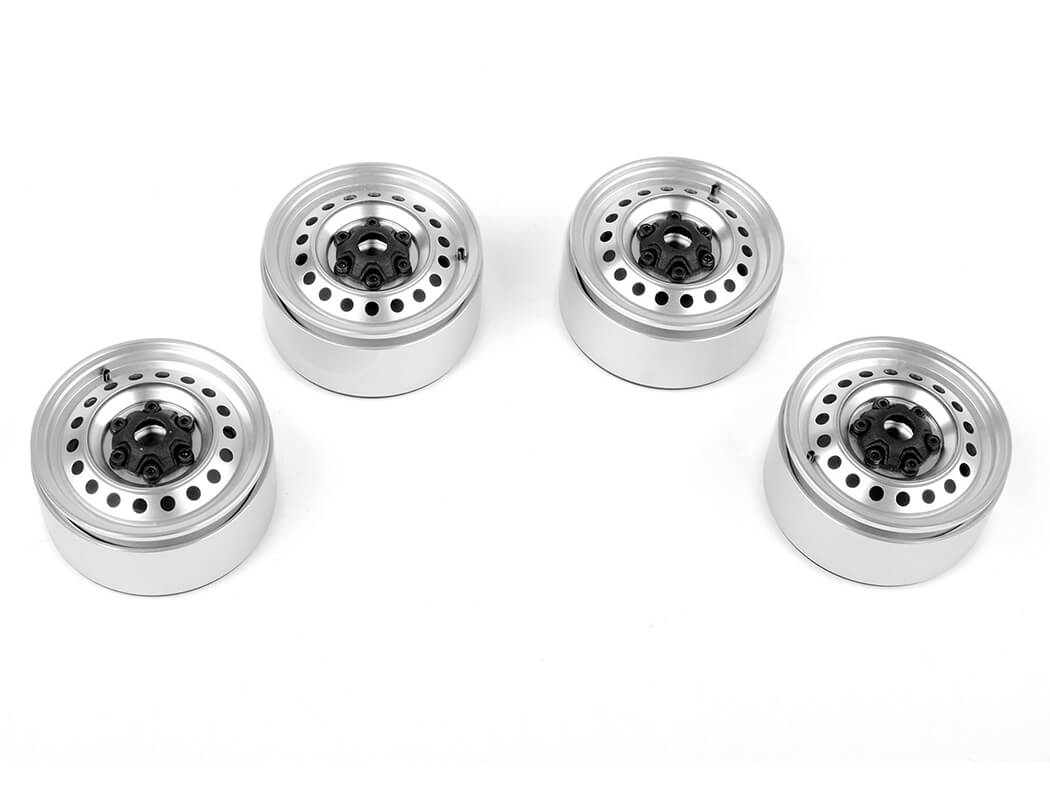 RC4WD RAD 1.9" ALUMINUM INTERNAL BEADLOCK WHEELS (SILVER)