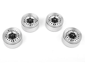 RC4WD RAD 1.9" ALUMINUM INTERNAL BEADLOCK WHEELS (SILVER)