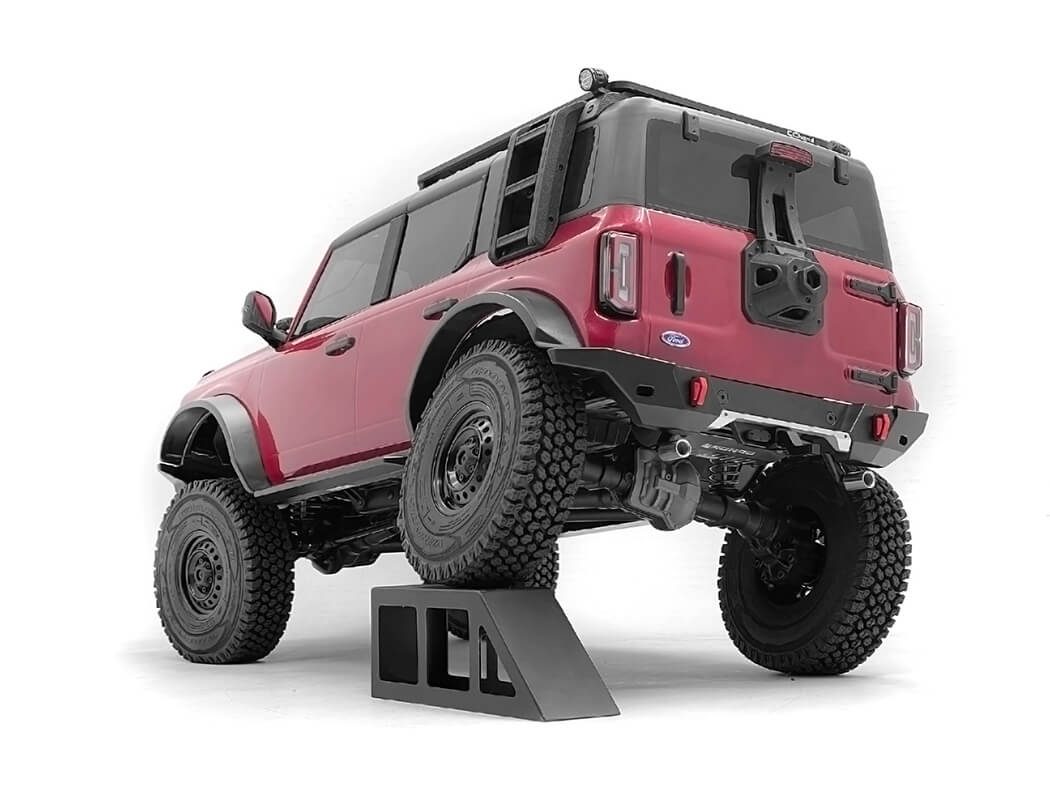 RC4WD ROOK METAL REAR BUMPER WITH HITCH BAR FOR TRAXXAS TRX-4 2021 BRONCO