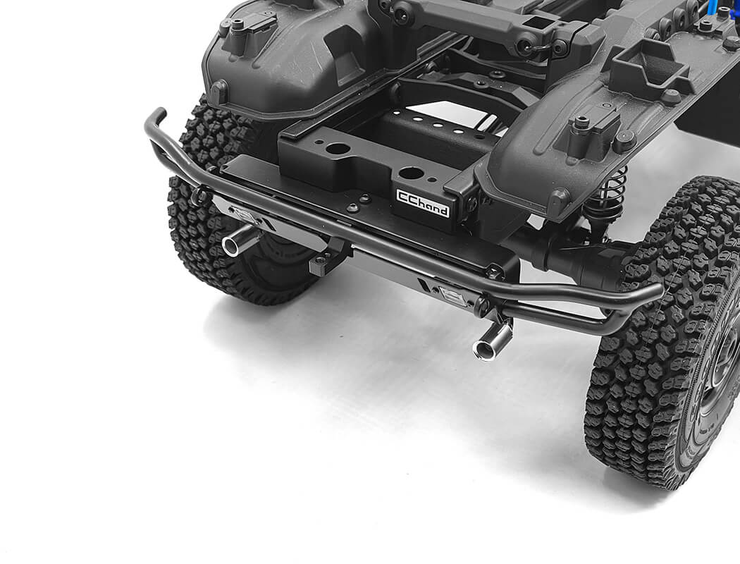 RC4WD METAL TUBE REAR BUMPER W/ HITCH BAR FOR TRAXXAS TRX-4 2021 BRONCO