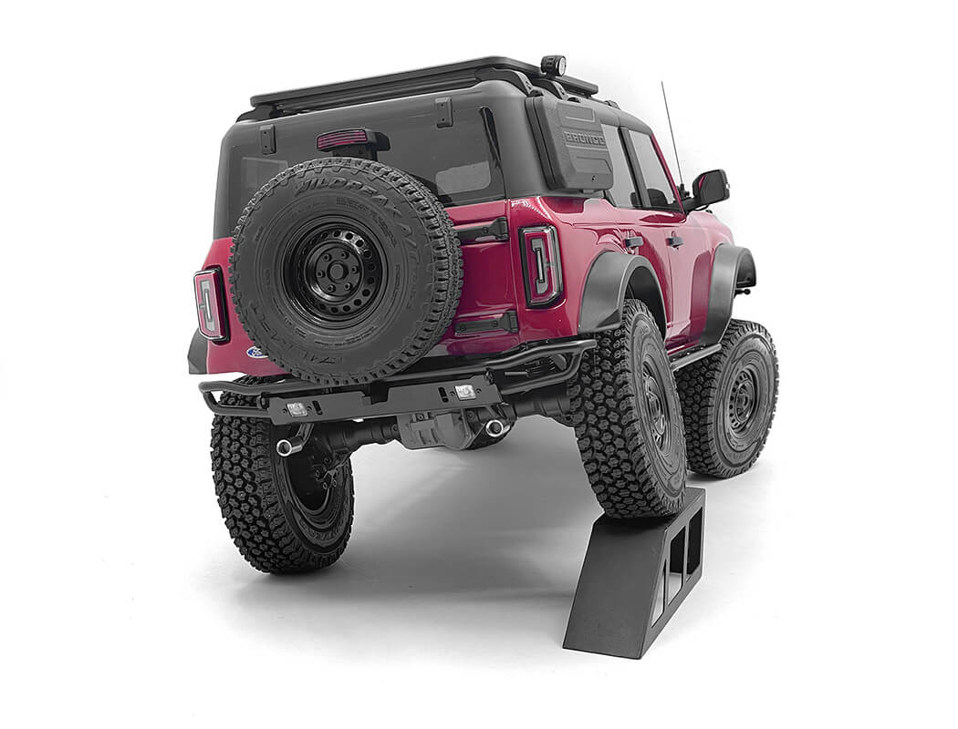 RC4WD METAL TUBE REAR BUMPER W/ HITCH BAR FOR TRAXXAS TRX-4 2021 BRONCO