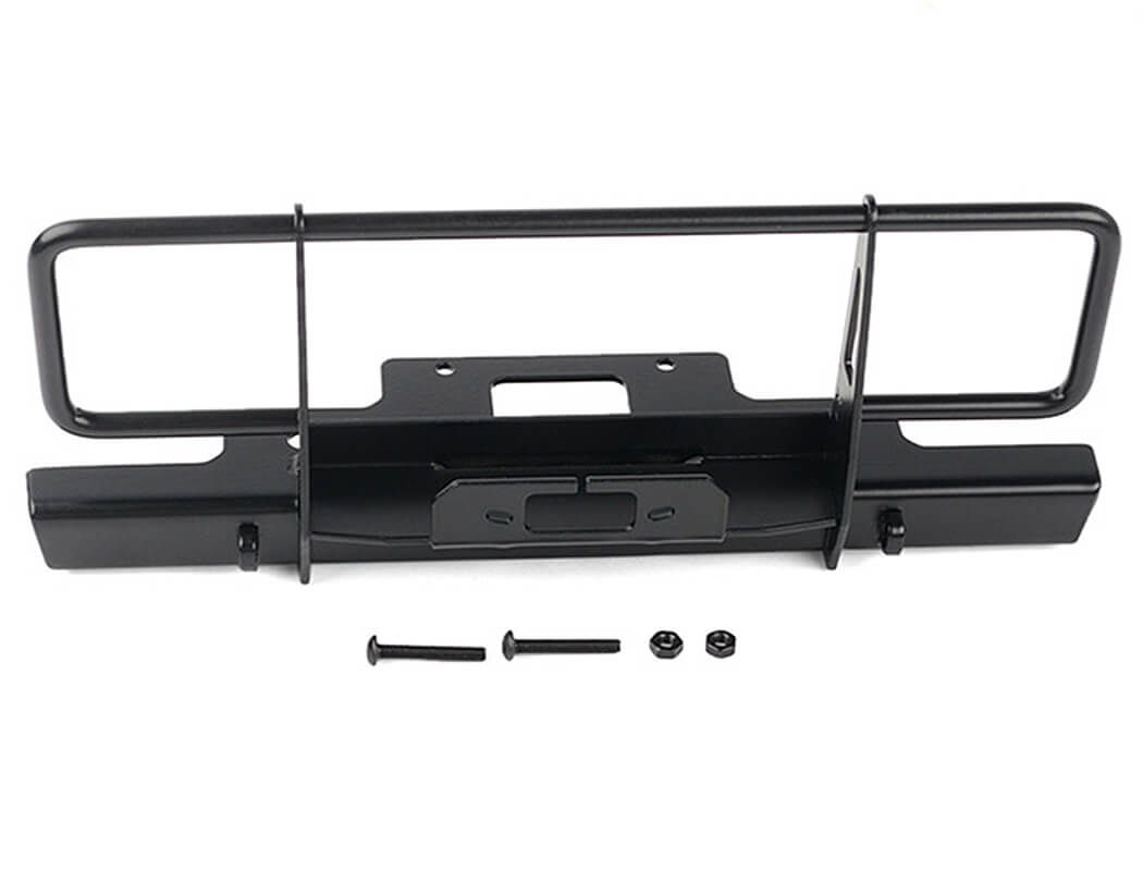 RC4WD OXER STEEL FRONT WINCH BUMPER FOR AXIAL SCX10 III EARLY FORD BRONCO (BLACK)