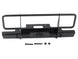 RC4WD OXER STEEL FRONT WINCH BUMPER FOR AXIAL SCX10 III EARLY FORD BRONCO (BLACK)