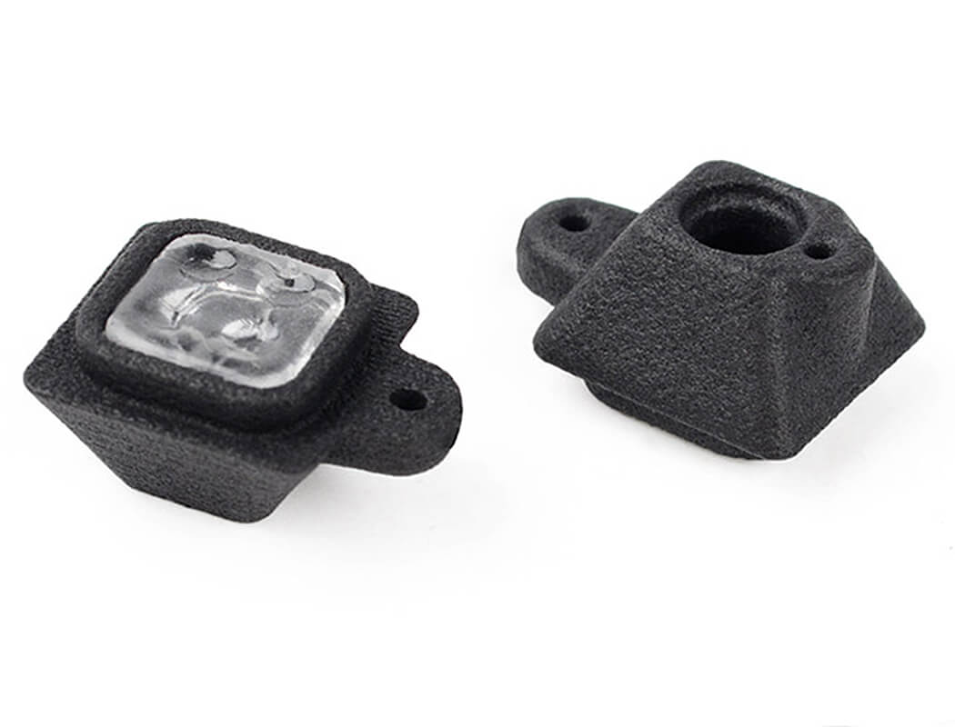 RC4WD EON METAL REAR HITCH BUMPER W/LED & DUAL EXHAUST FOR AXIAL SCX6 JEEP WRANGLER JLU