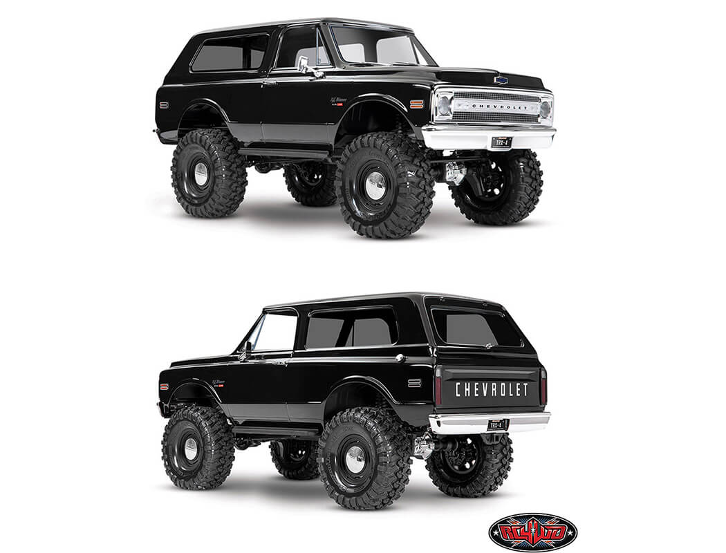 RC4WD ANALOG 1.9'' ALUMINUM CAP WHEELS (BLACK)