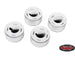 RC4WD ANALOG 1.9'' ALUMINUM CAP WHEELS (WHITE)