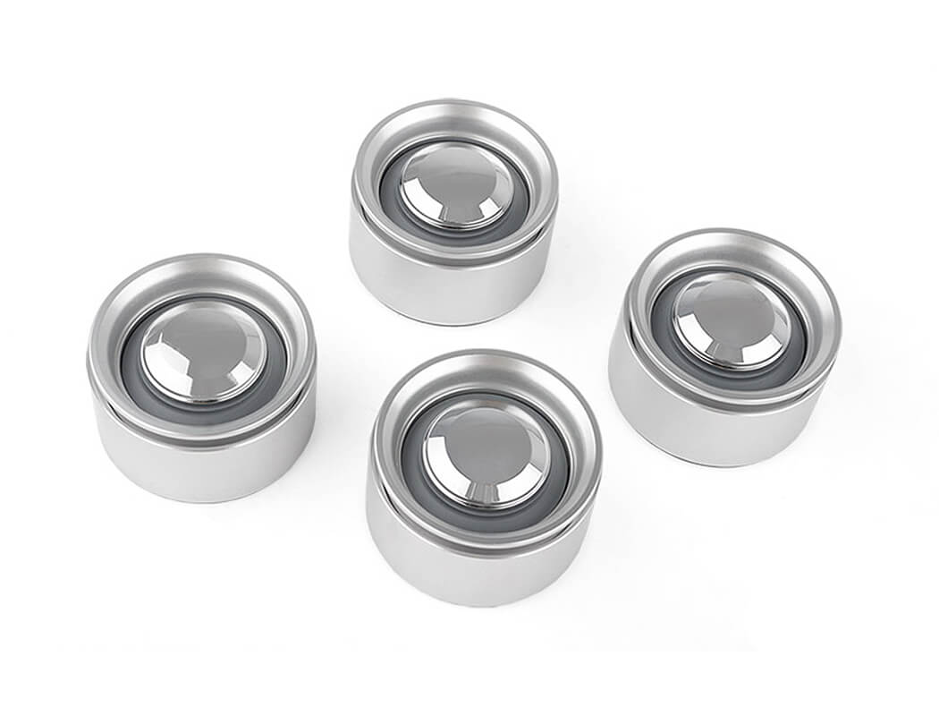 RC4WD STEAM ROLLER 1.55" ALUMINIUM CAP WHEELS (4)