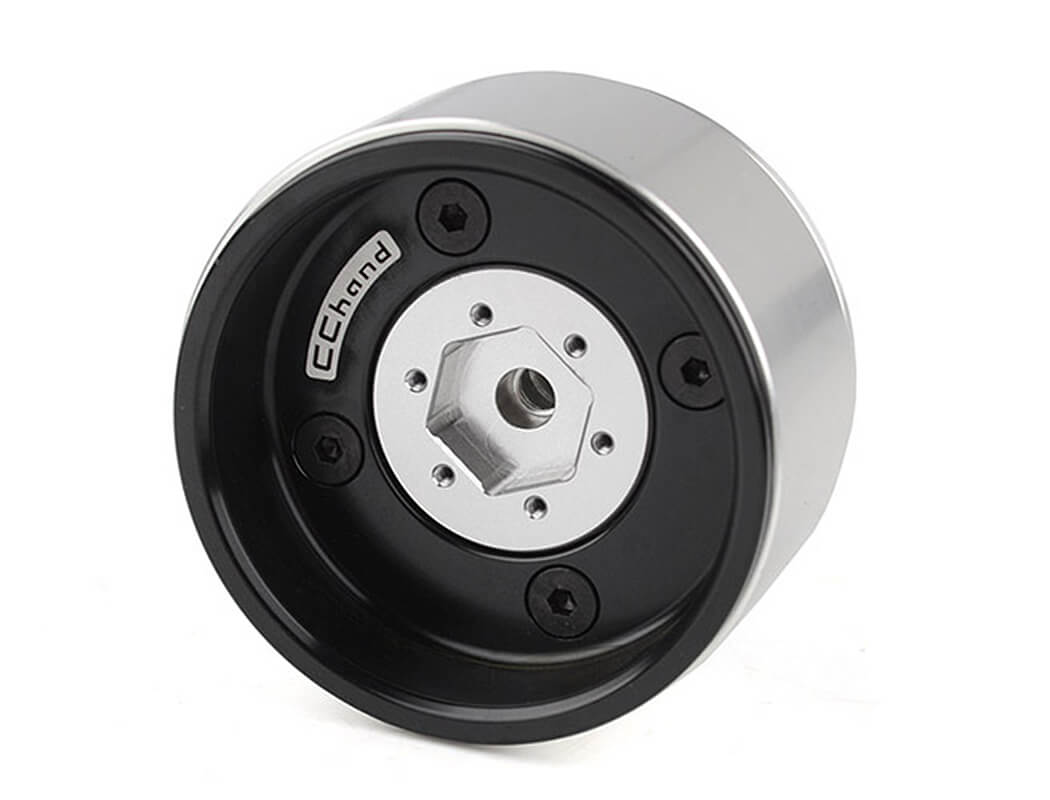RC4WD STEAM ROLLER 1.55" ALUMINIUM CAP WHEELS (4)