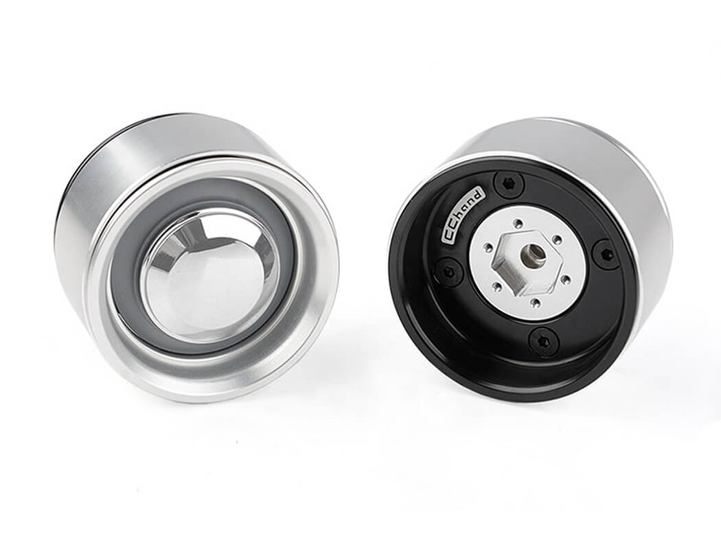 RC4WD STEAM ROLLER 1.55" ALUMINIUM CAP WHEELS (4)