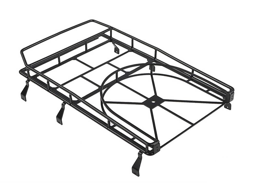 RC4WD ROOF RACK WITH TYRE MOUNT & IPF LIGHTS FOR GELANDE II D90