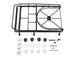 RC4WD ROOF RACK WITH TYRE MOUNT & IPF LIGHTS FOR GELANDE II D90