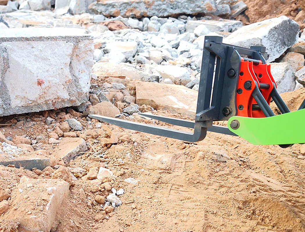 RC4WD QUICK CONNECT PALLET FORK ATTACHMENT FOR 1/14 SCALE EARTH MOVER 870K HYDRAULIC WHEEL LOADER