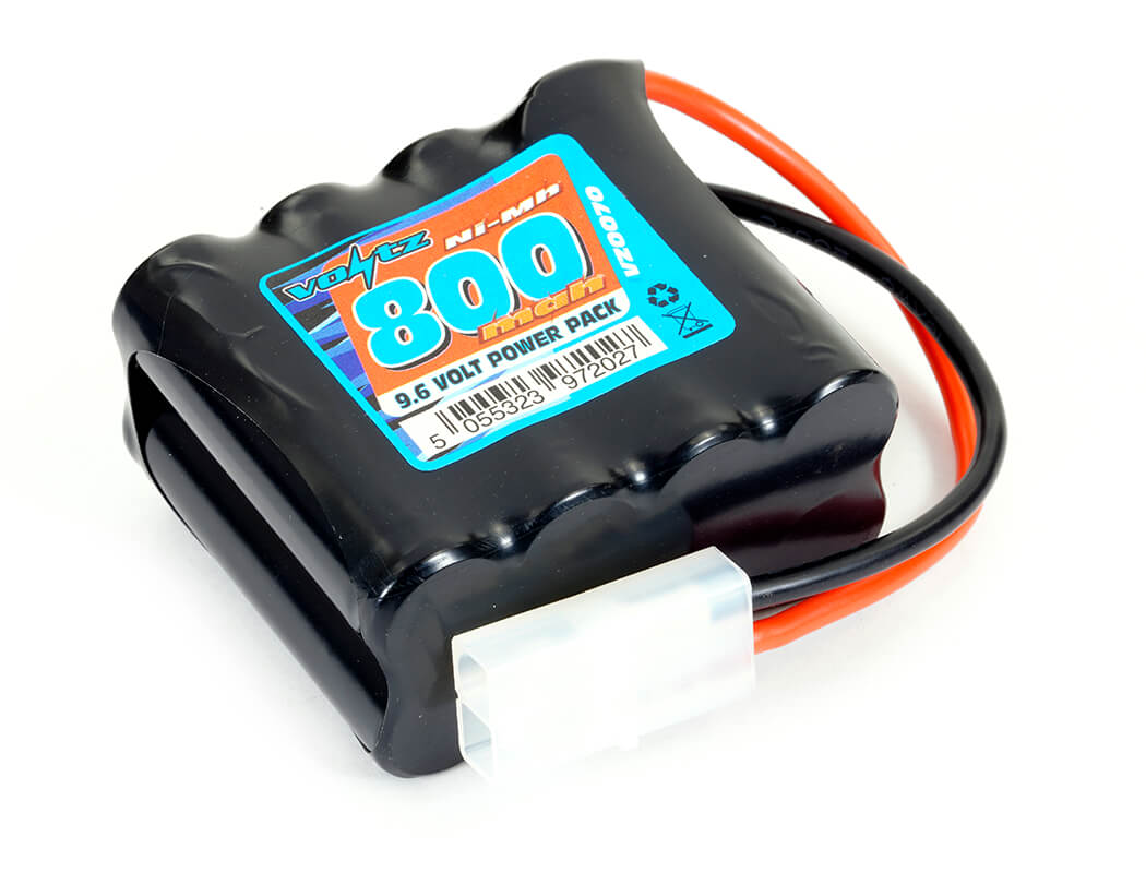 VOLTZ HOBBY 9.6V 800MAH AA HUMP PACK BATTERY W/ TAMIYA PLUG (HE00014)