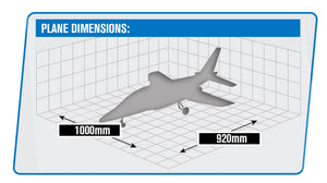 XFLY 50MM TWIN A-10 WARTHOG 1000MM WINGSPAN WITHOUT TX/RX/BATT
