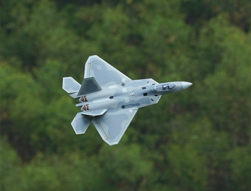 XFLY TWIN 40MM F-22 EDF 702MM JET WITHOUT TX/RX/BATT