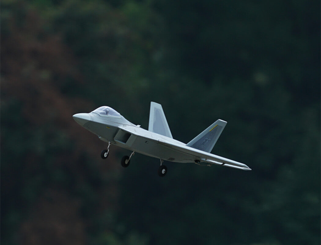 XFLY TWIN 40MM F-22 EDF 702MM JET WITHOUT TX/RX/BATT