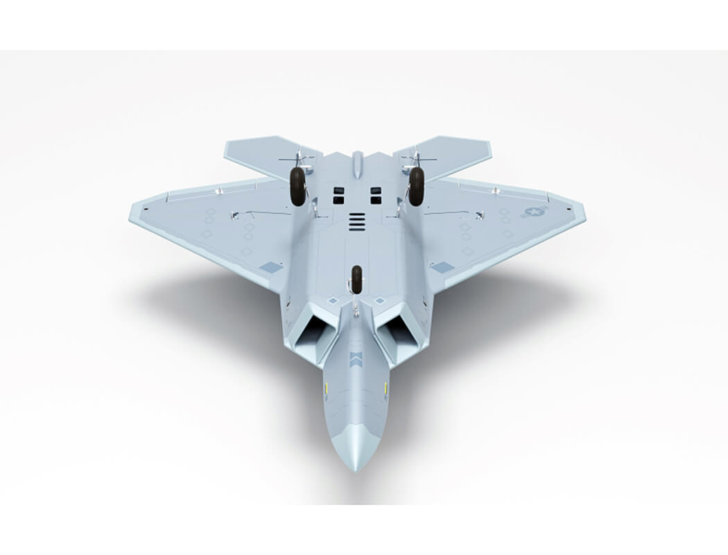 XFLY TWIN 40MM F-22 EDF 702MM JET WITHOUT TX/RX/BATT