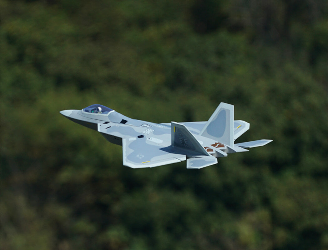 XFLY TWIN 40MM F-22 EDF 702MM JET WITHOUT TX/RX/BATT