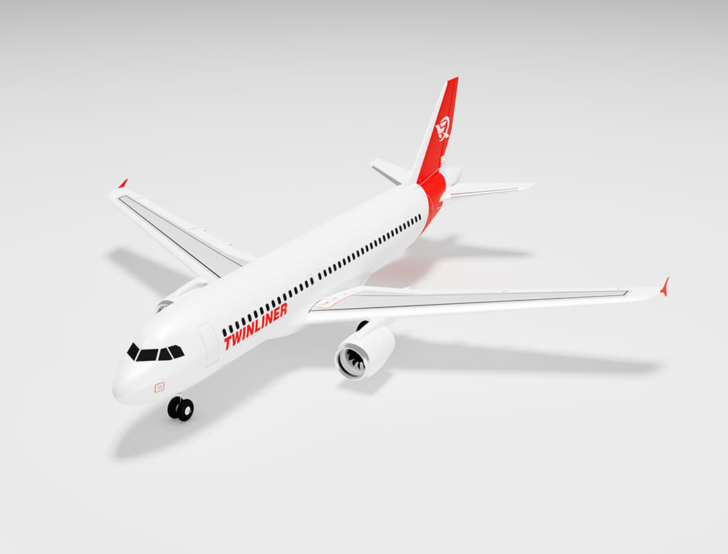 XFLY TWINLINER 40MM EDF JET W/O TX/RX/BATT