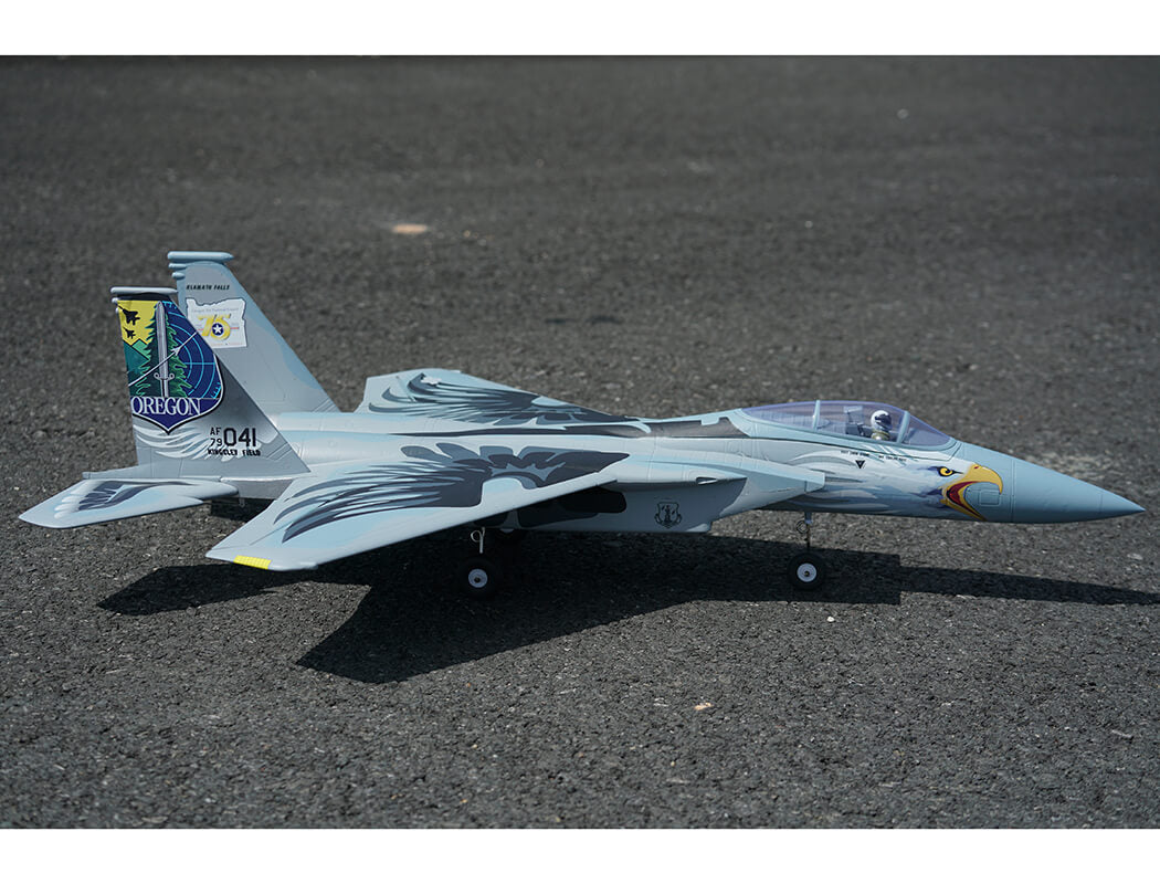XFLY TWIN 40MM F-15 EDF 710MM JET WITHOUT TX/RX/BATTERY - GREY