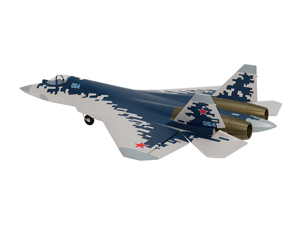 XFLY TWIN 40MM SU-57 EDF 700MM JET WITHOUT TX/RX/BATT