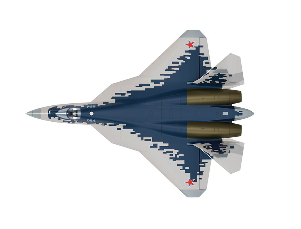 XFLY TWIN 40MM SU-57 EDF 700MM JET WITHOUT TX/RX/BATT