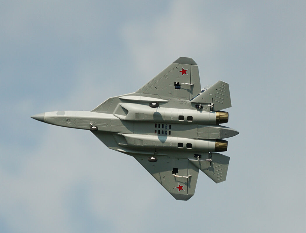 XFLY TWIN 40MM SU-57 EDF 700MM JET WITHOUT TX/RX/BATT