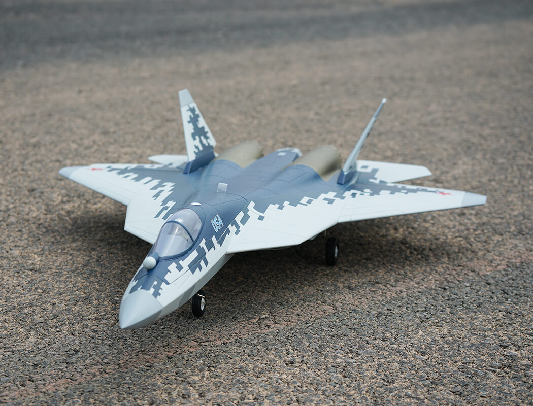 XFLY TWIN 40MM SU-57 EDF 700MM JET WITHOUT TX/RX/BATT