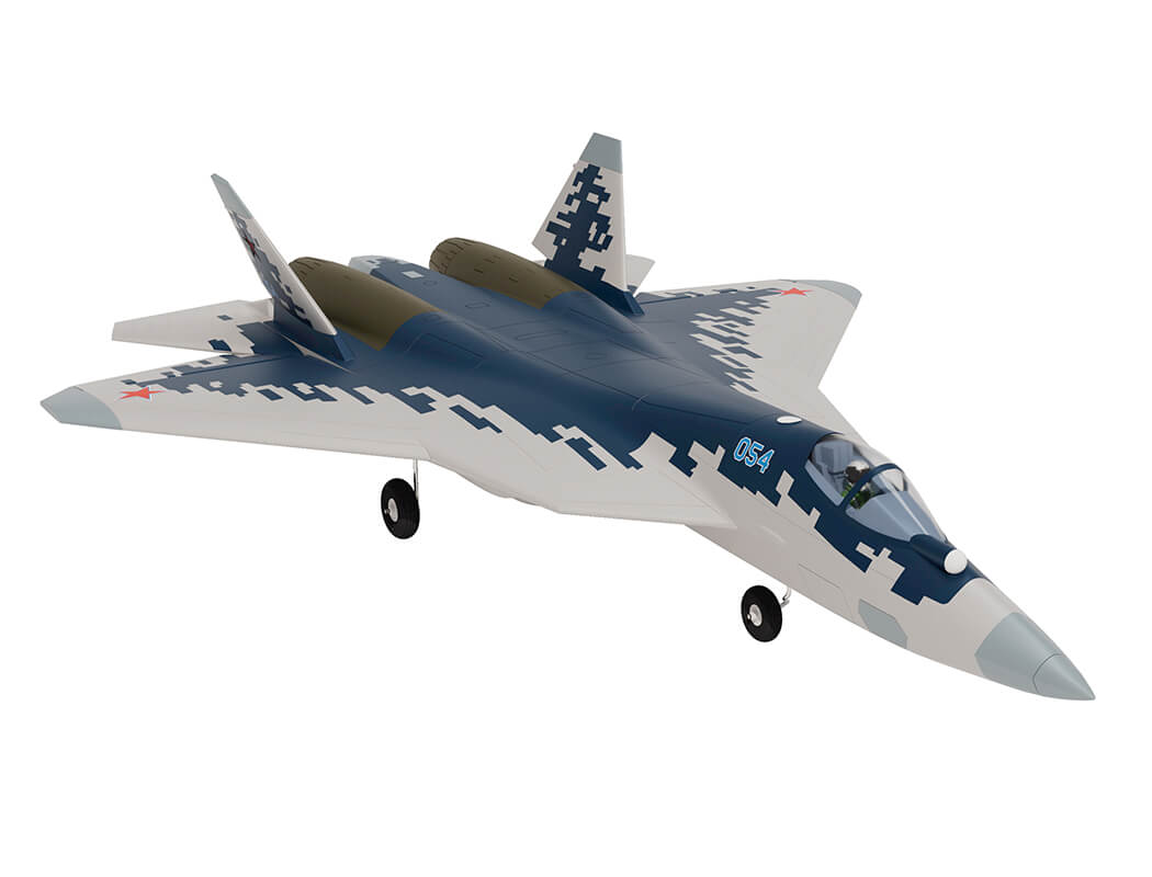XFLY TWIN 40MM SU-57 EDF 700MM JET WITHOUT TX/RX/BATT