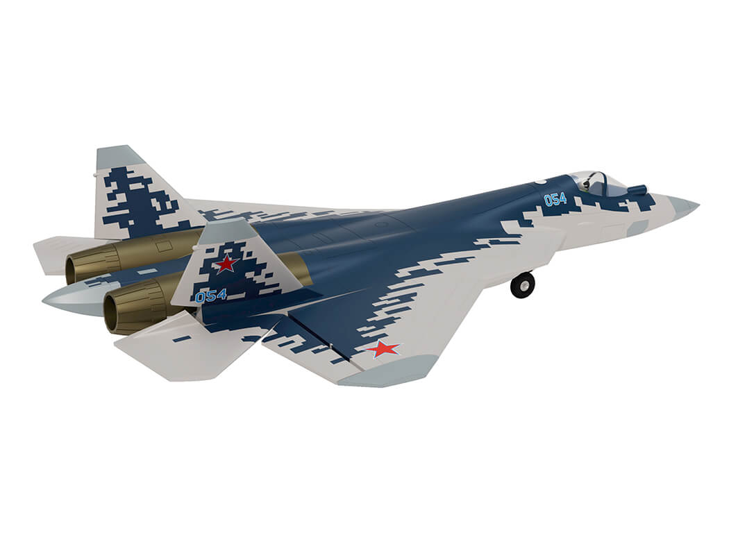 XFLY TWIN 40MM SU-57 EDF 700MM JET WITHOUT TX/RX/BATT