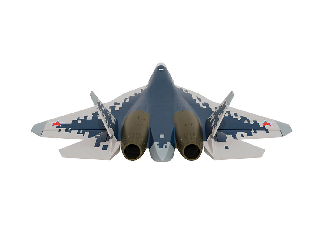 XFLY TWIN 40MM SU-57 EDF 700MM JET WITHOUT TX/RX/BATT