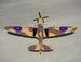 XFLY SUPERMARINE SPITFIRE MKIX BROWN 1200MM NO LANDING GEAR WITHOUT TX/RX/BAT