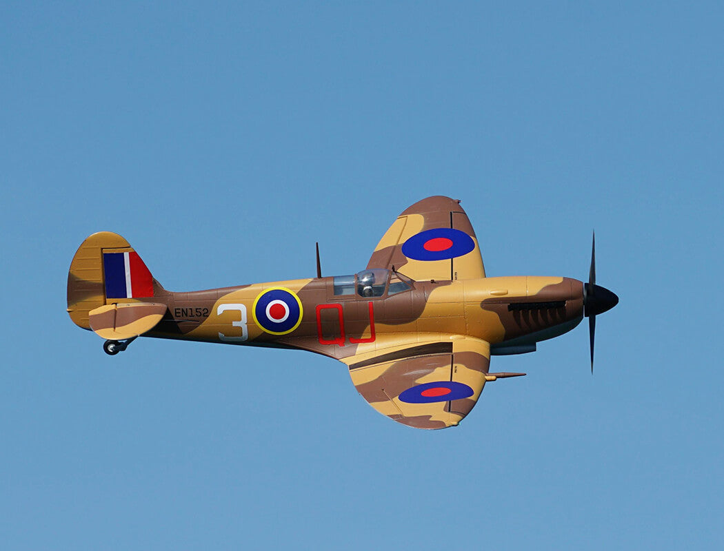 XFLY SUPERMARINE SPITFIRE MKIX BROWN 1200MM WITHOUT TX/RX/BATT