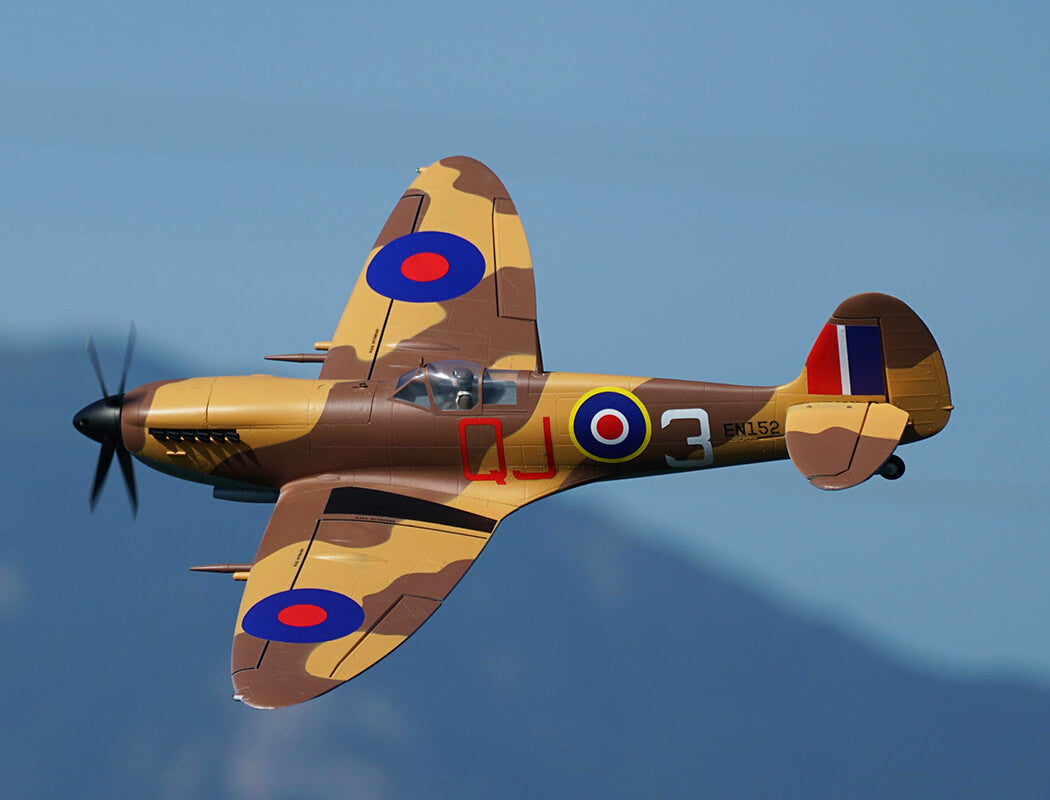 XFLY SUPERMARINE SPITFIRE MKIX BROWN 1200MM WITHOUT TX/RX/BATT