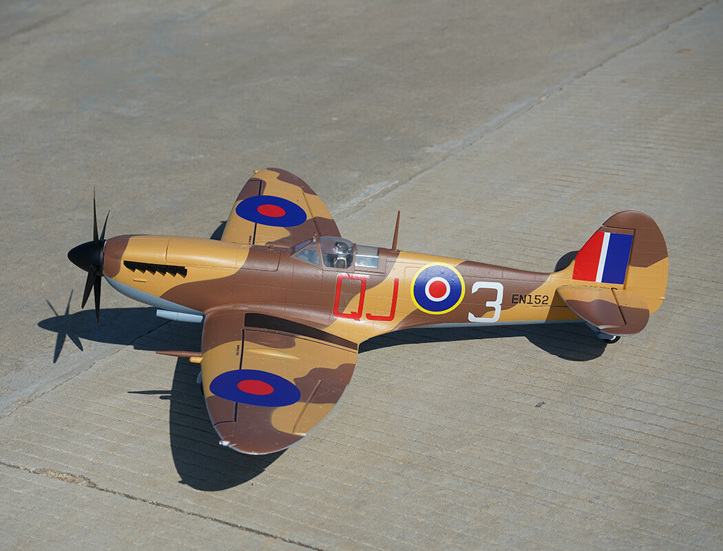 XFLY SUPERMARINE SPITFIRE MKIX BROWN 1200MM WITHOUT TX/RX/BATT
