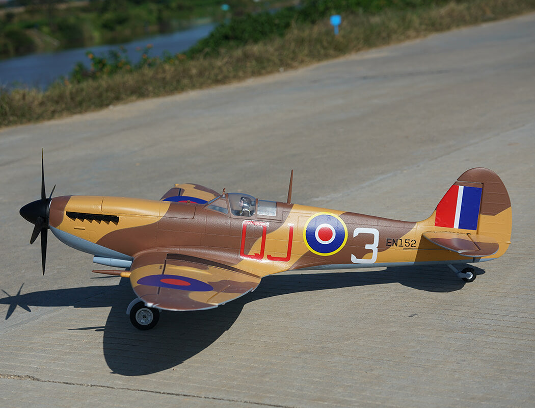 XFLY SUPERMARINE SPITFIRE MKIX BROWN 1200MM WITHOUT TX/RX/BATT