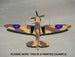 XFLY SUPERMARINE SPITFIRE MKIX BARE FOAM 1200MM WITHOUT TX/RX/BAT