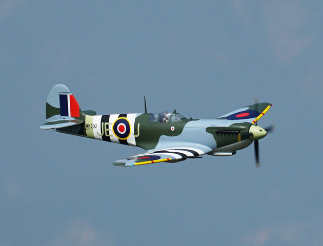XFLY SUPERMARINE SPITFIRE MKIX GREEN 1200MM NO LANDING GEAR WITHOUT TX/RX/BAT