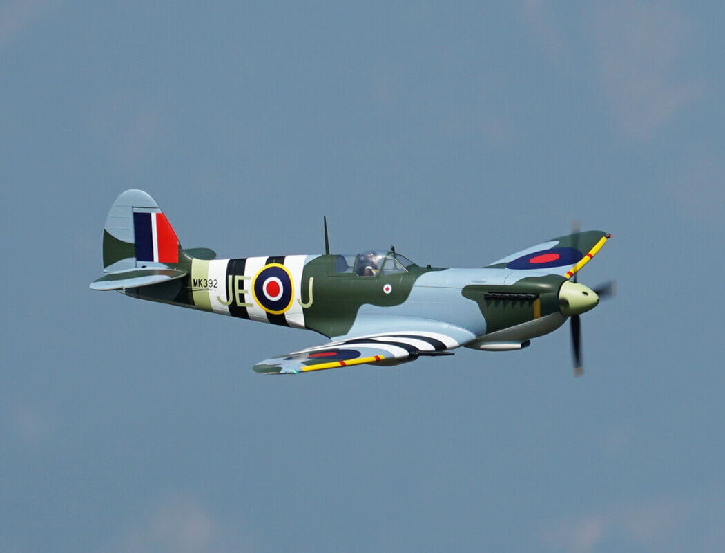 XFLY SUPERMARINE SPITFIRE MKIX GREEN 1200MM NO LANDING GEAR WITHOUT TX/RX/BAT