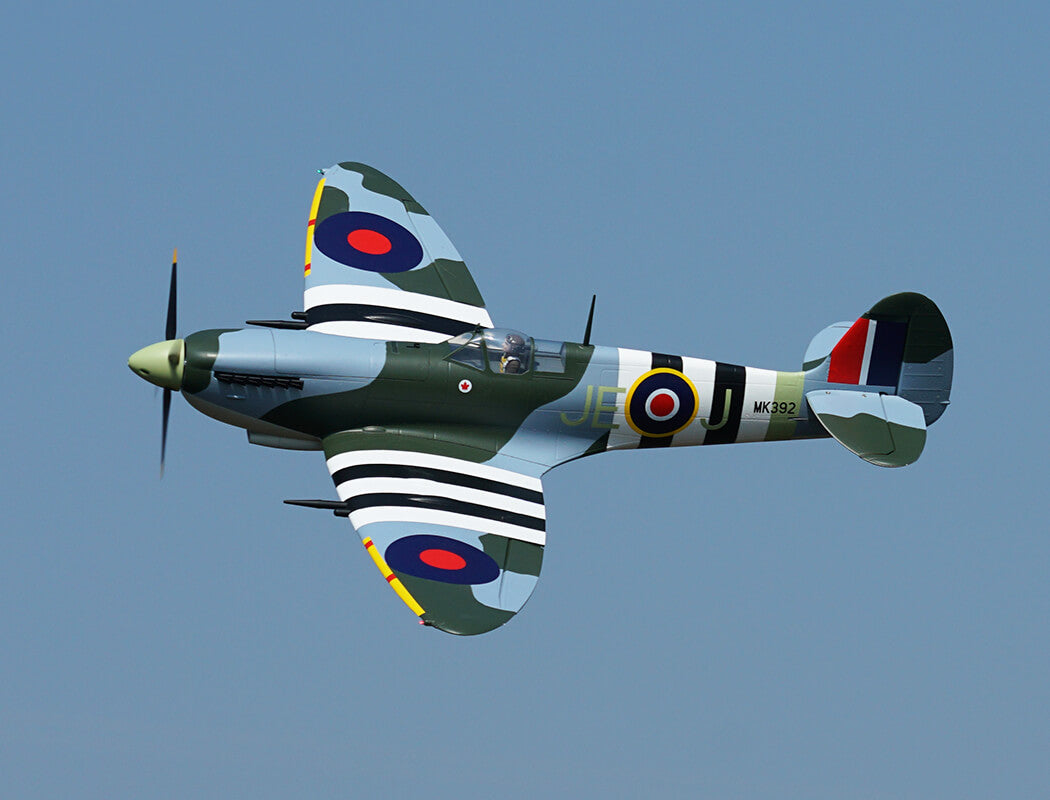 XFLY SUPERMARINE SPITFIRE MKIX GREEN 1200MM NO LANDING GEAR WITHOUT TX/RX/BAT